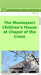 Mobile Screenshot of montessorichildrenshousems.com